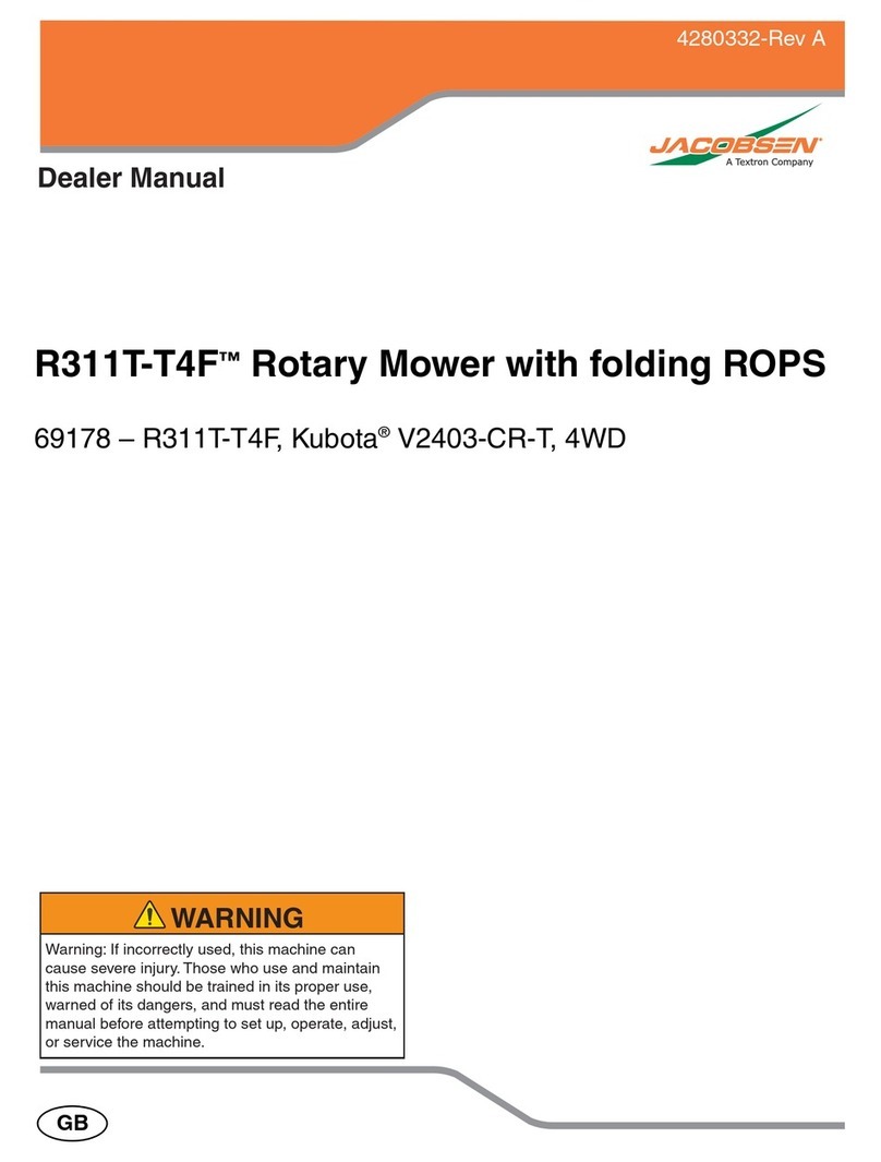 Jacobsen R311T-T4F User manual