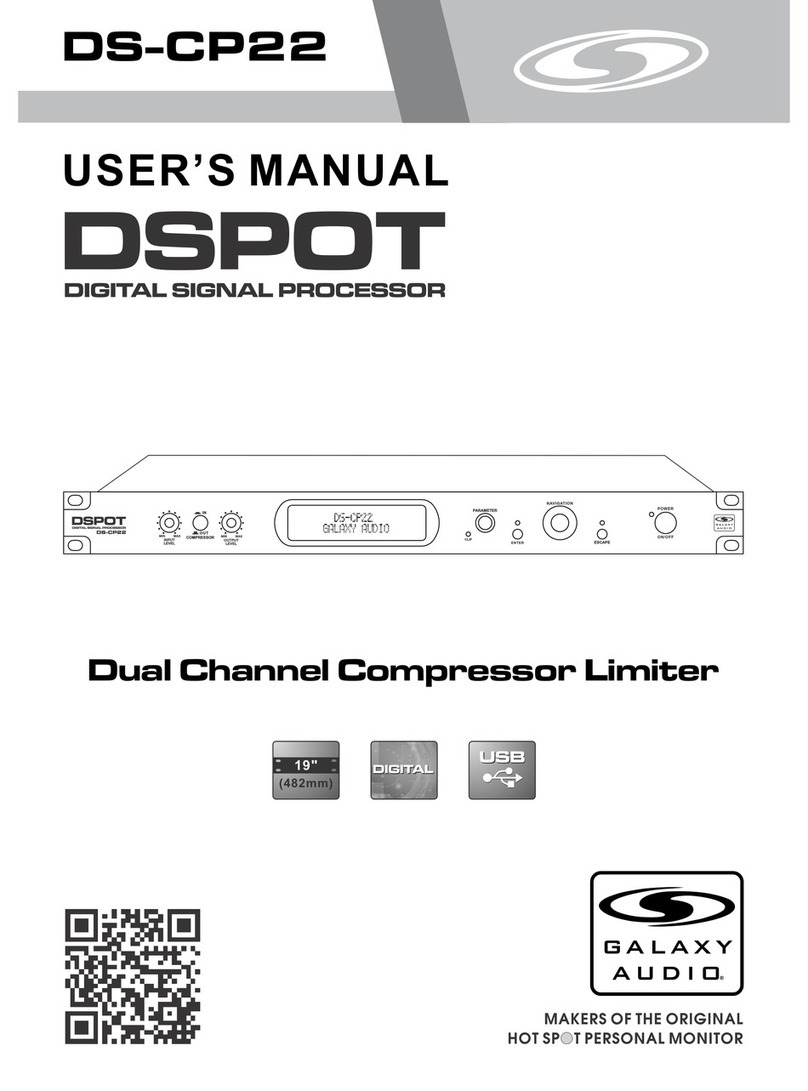 Galaxy Audio DSPOT DS-CP22 user manual