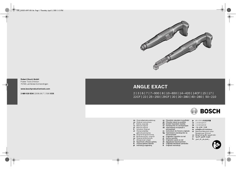 Bosch 2 User manual