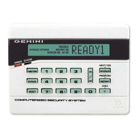 NAPCO GEM-RP2AS User manual