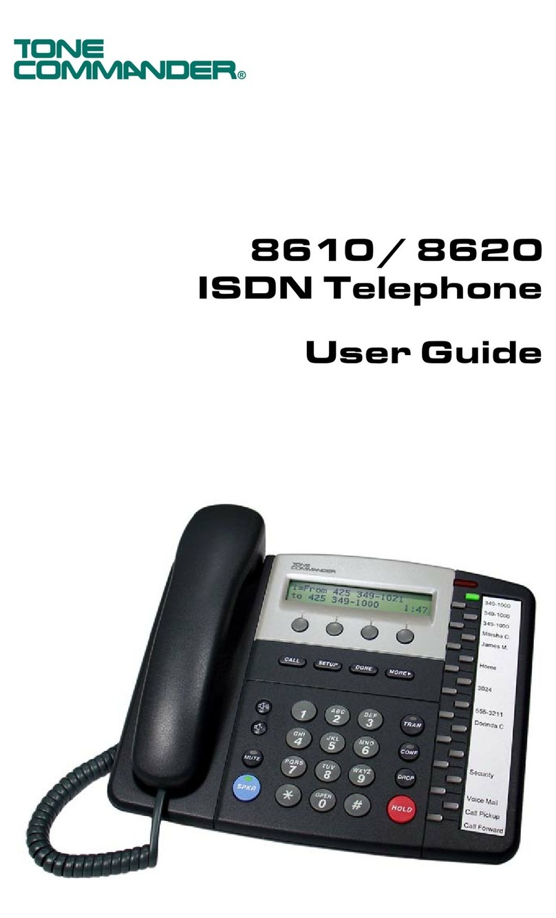 Tone Commander 8610 user guide