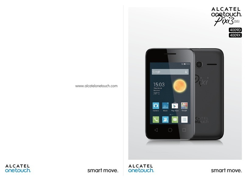 Alcatel Pixi3 4009D User manual Alcatel Pixi3 4009D User manual