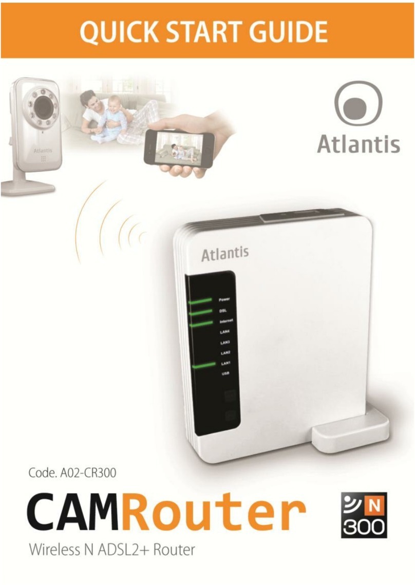 Atlantic A02-CR300 quick start guide