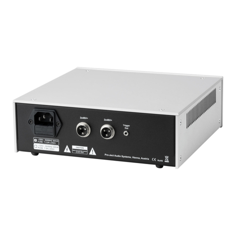 Pro-Ject Audio Systems power box ds user manual Pro-Ject Audio Systems power box ds user manual