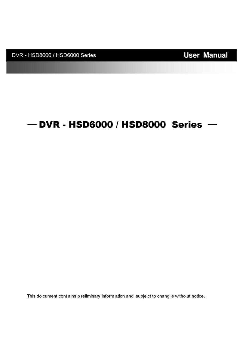 Genesis CCTV DVR-HSD6000 series user manual Genesis CCTV DVR-HSD6000 series user manual
