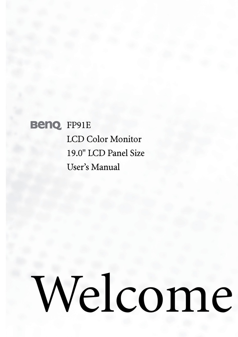 BenQ FP91E User manual