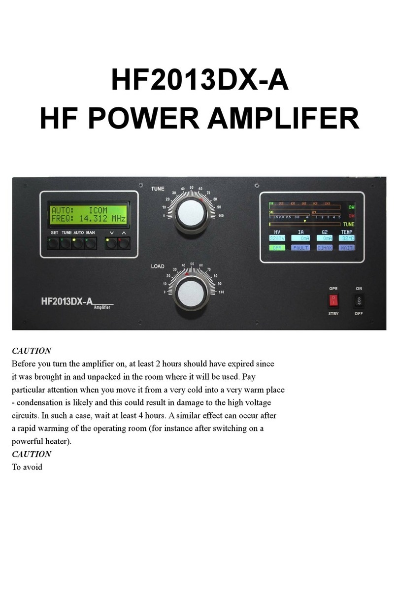 Ham radio HF2013DX-A instruction manual