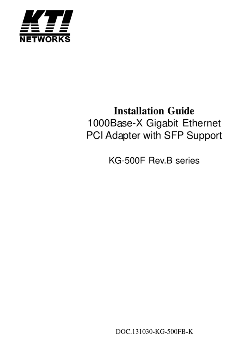 KTI 1000Base-X installation guide