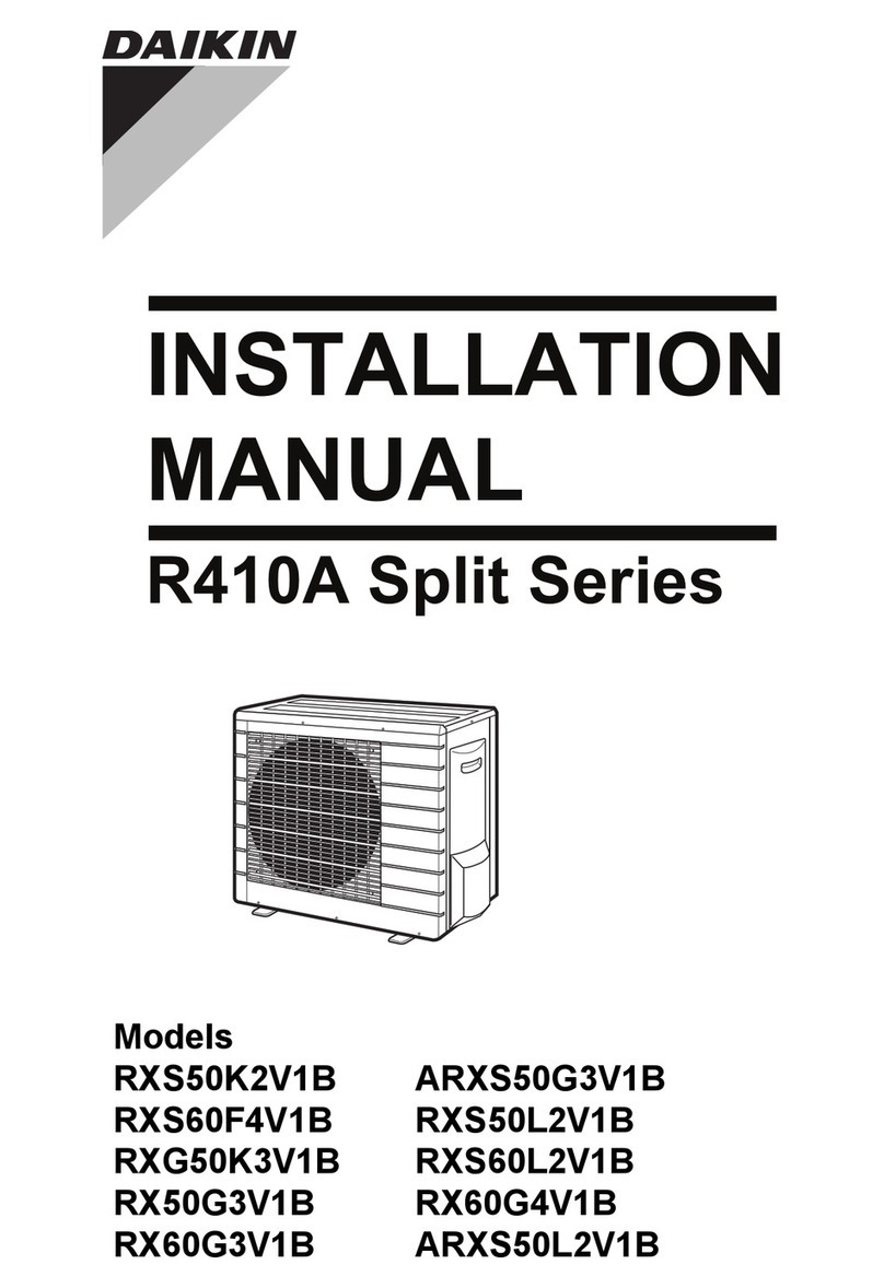 Daikin RXS50K2V1B installation manual