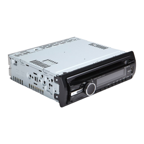 Sony CDX-GT440U - Fm/am Compact Disc Player User manual