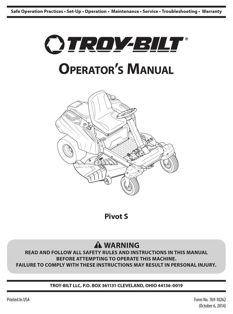 Troy-Bild Pivot s Operator's manual