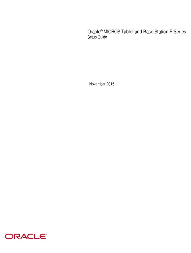 Oracle e-series User manual