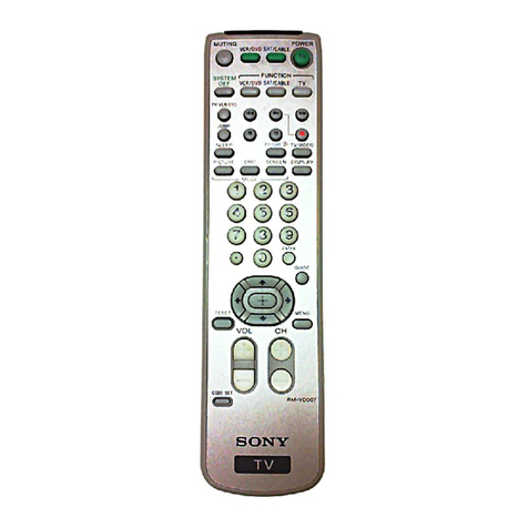 Sony RM-YD007 Owner's manual Sony RM-YD007 Owner's manual