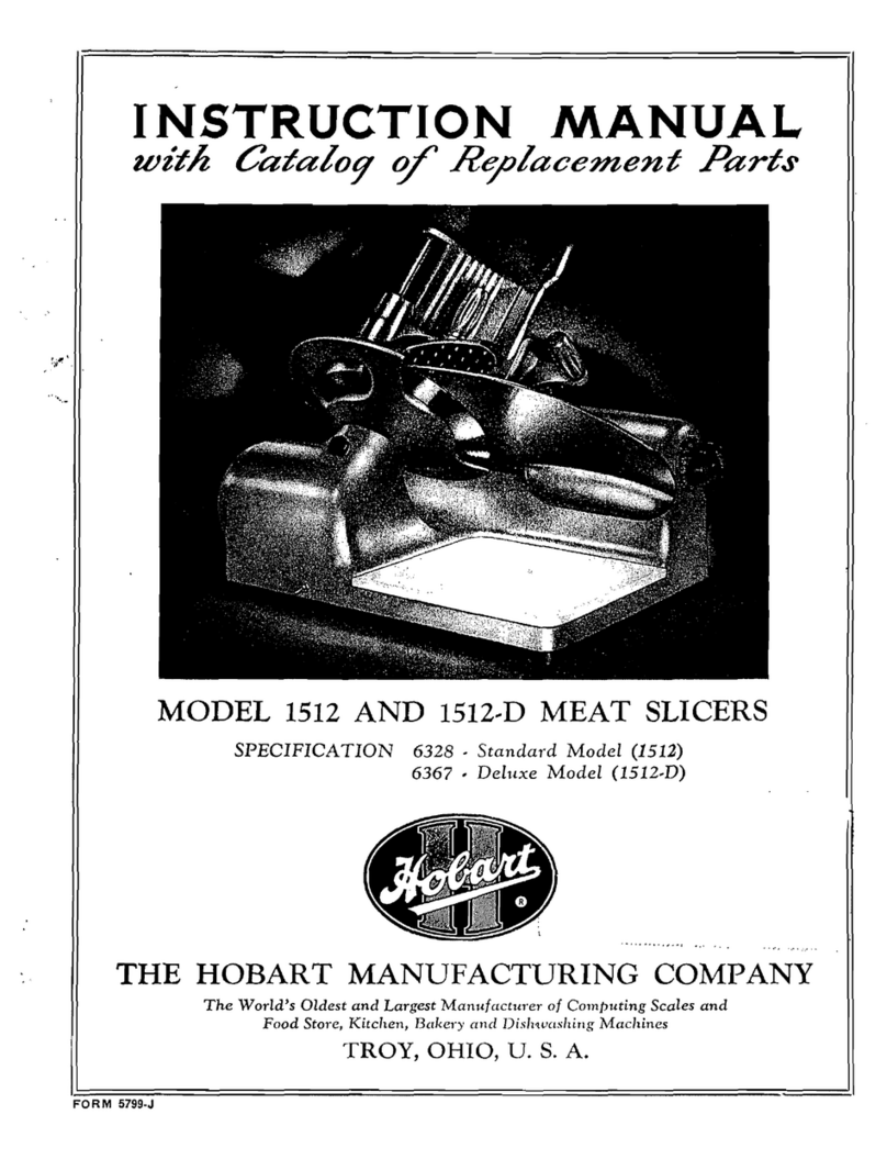 Hobart 1512 instruction manual