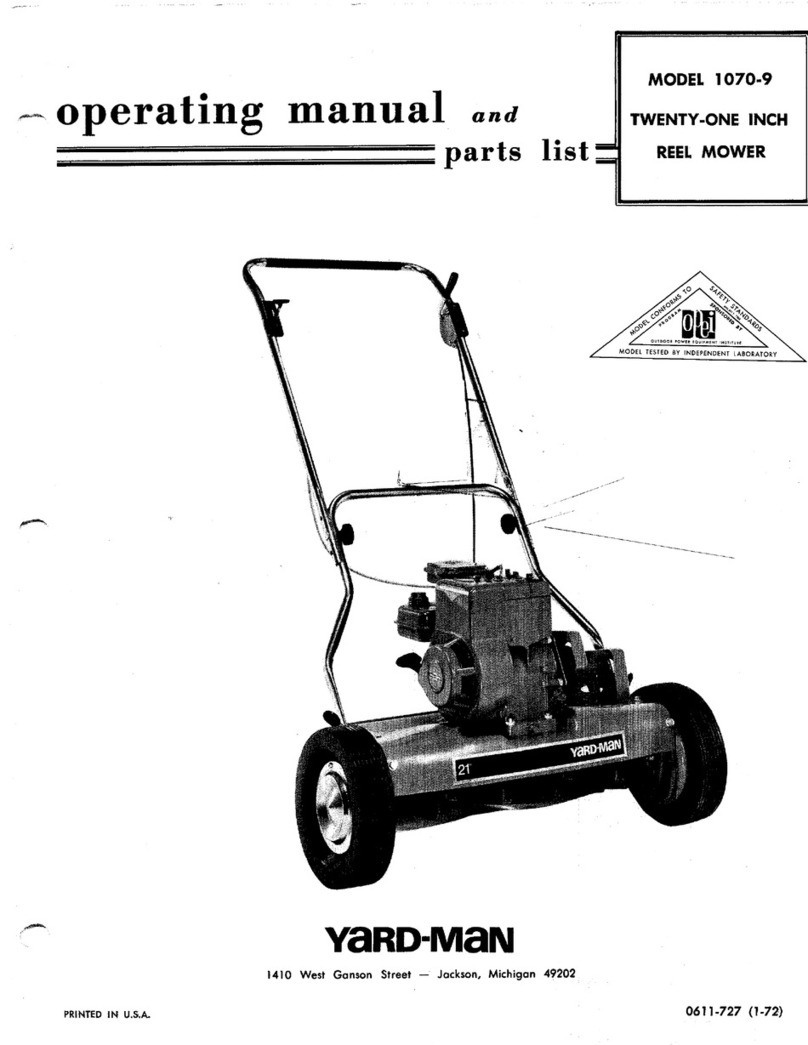 Yard-Man 1070-9 User manual