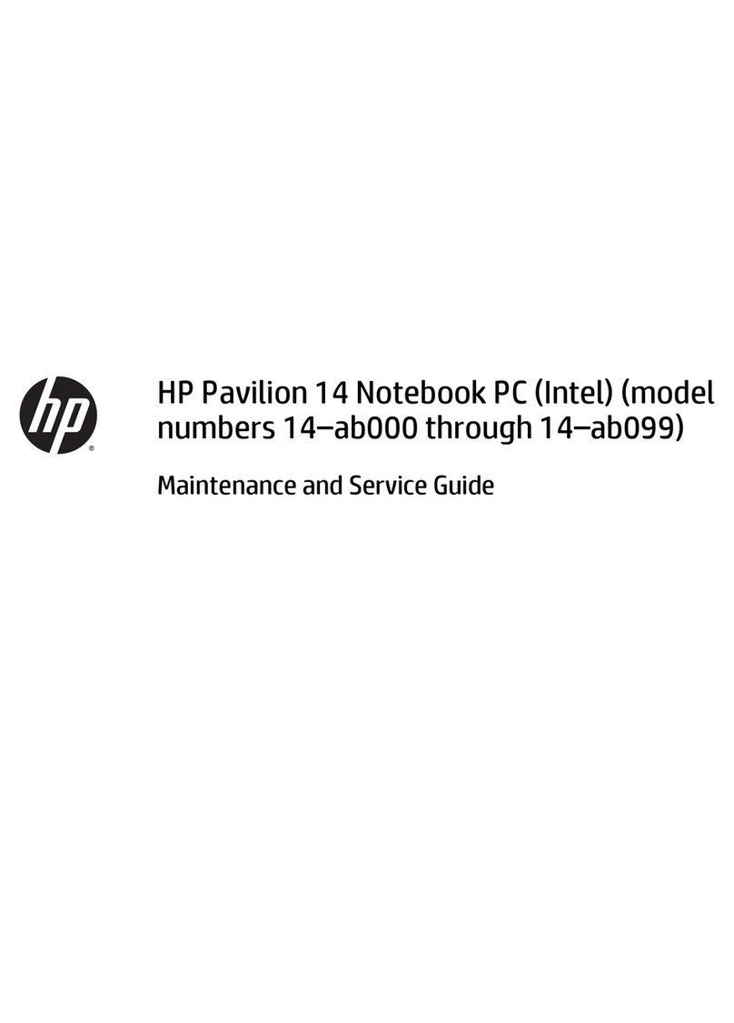 HP Pavilion 14-ab099 Manual