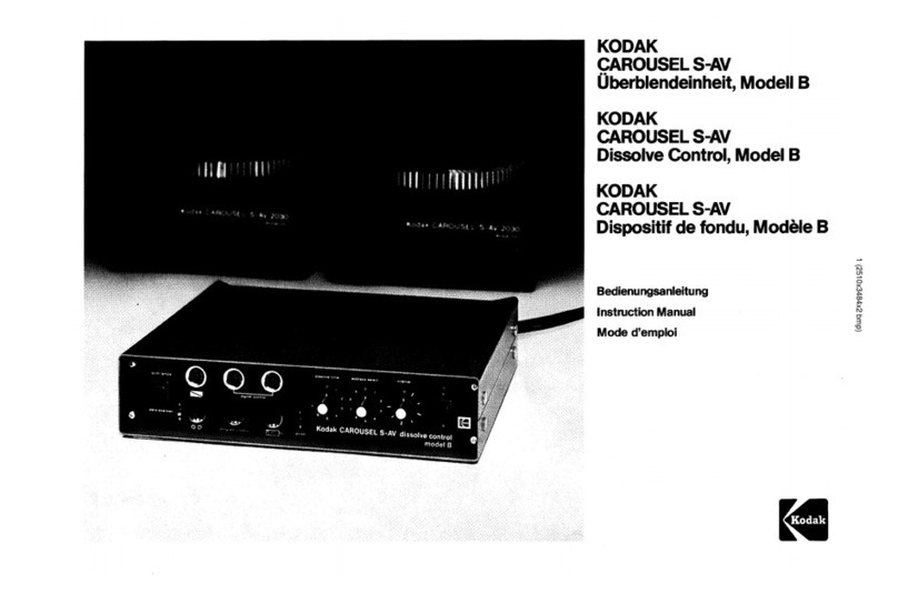 Kodak Carousel S-AV B User manual