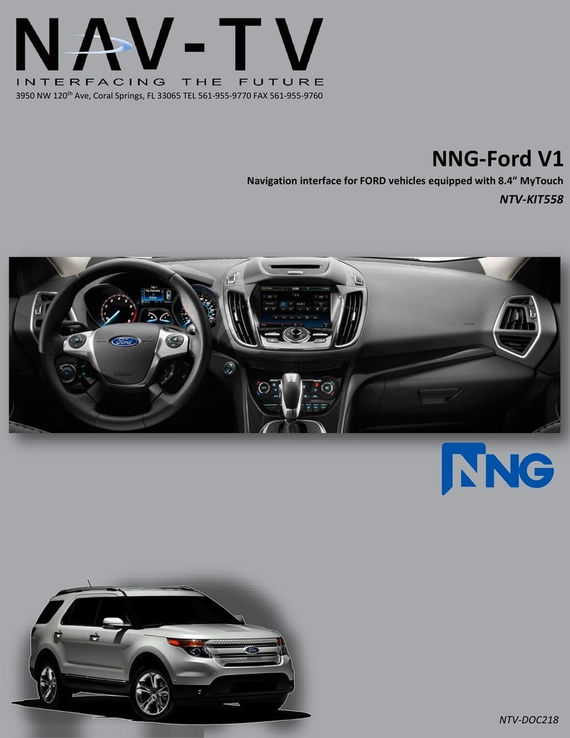 NNG NTV-KIT558 user manual