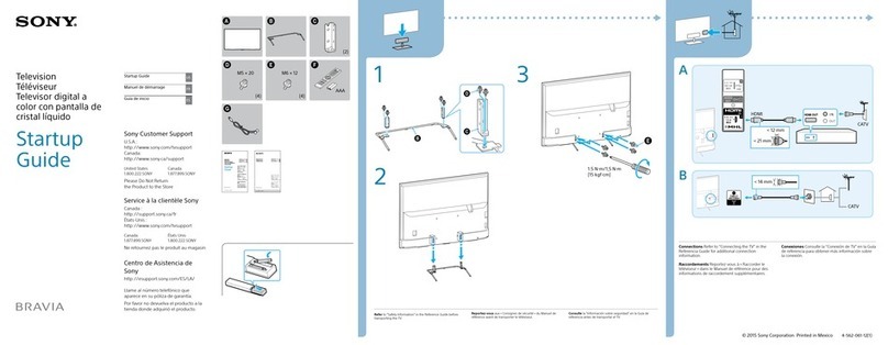Sony Bravia KDL-75W850C User guide