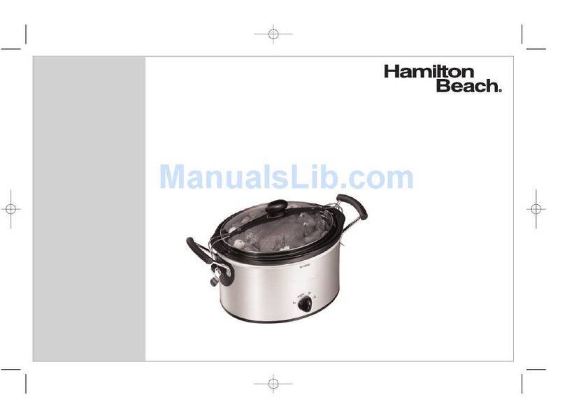 Hamilton Beach Stay or Go SCO-35HB instructions