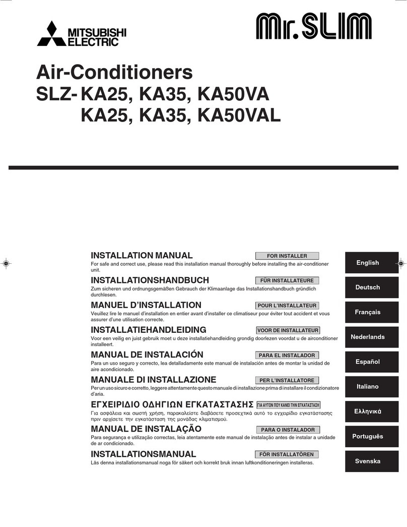 Mitsubishi SLZ-KA25VA User manual