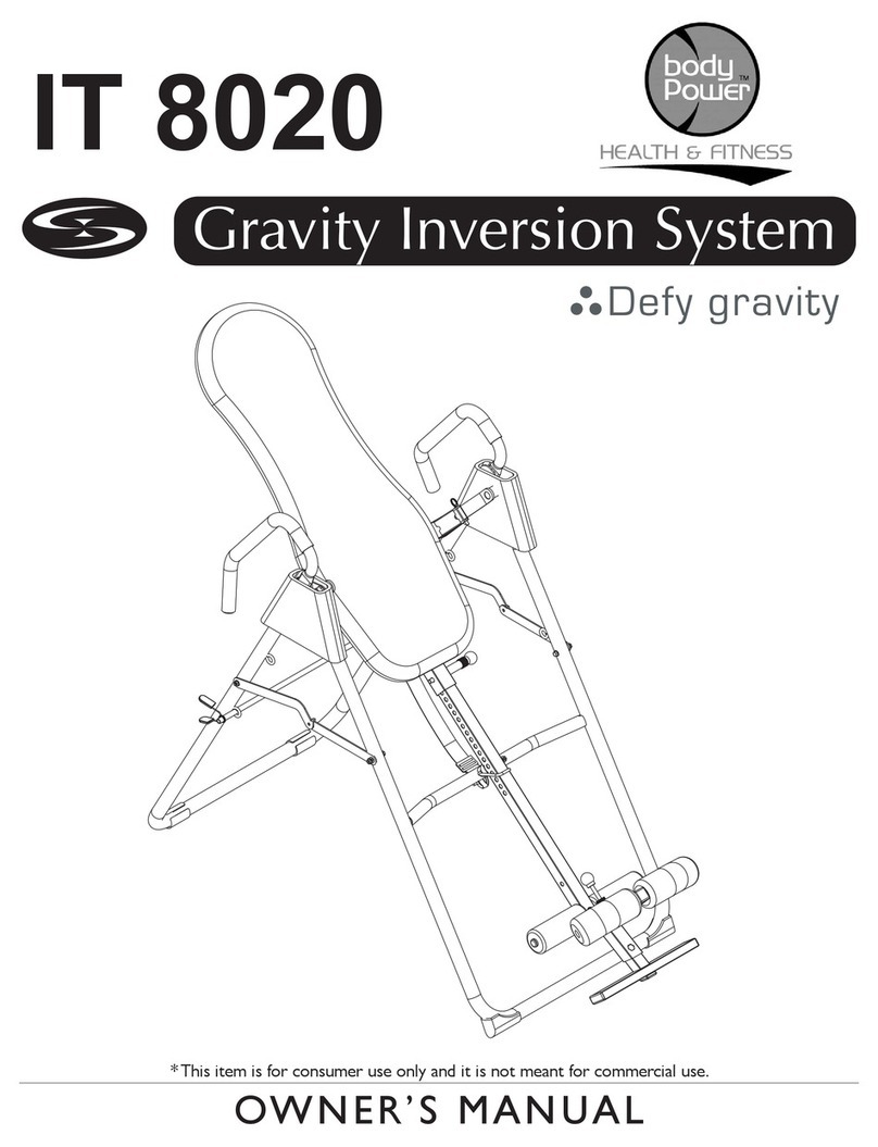 Body flex IT 8020 owner's guide