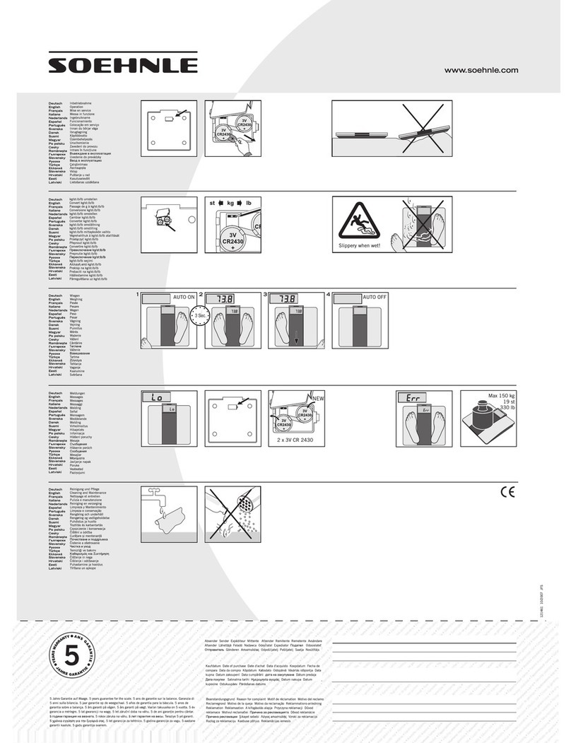 Soehnle verona User manual