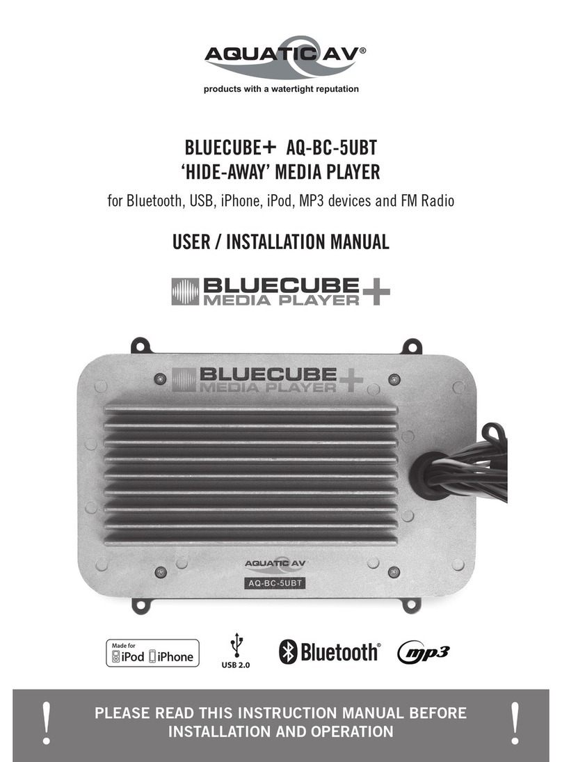 Aquatic AQ-BC-5UBT User and installation guide