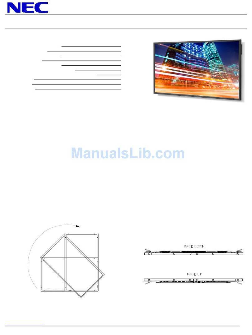NEC MultiSync P553 User manual