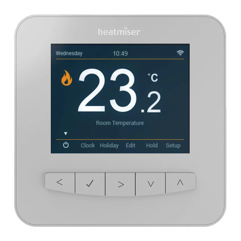 Heatmiser smartstat User manual Heatmiser smartstat User manual