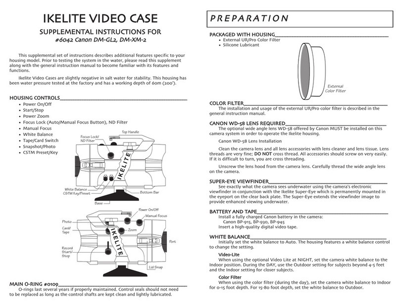 Ikelite 6042 Supplemental instructions