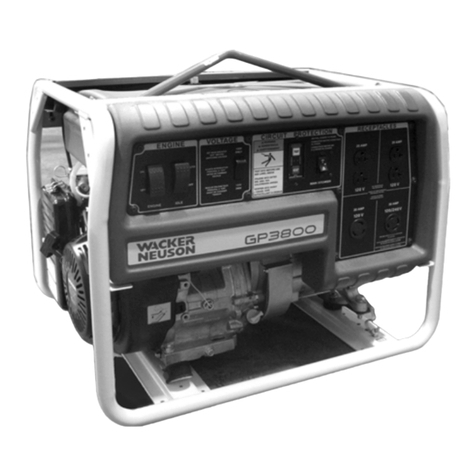 Wacker Neuson GP 3800A User manual