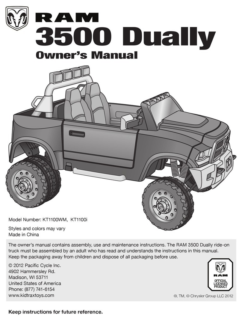 RAM 3500 Dually KT1100WM owner's manual