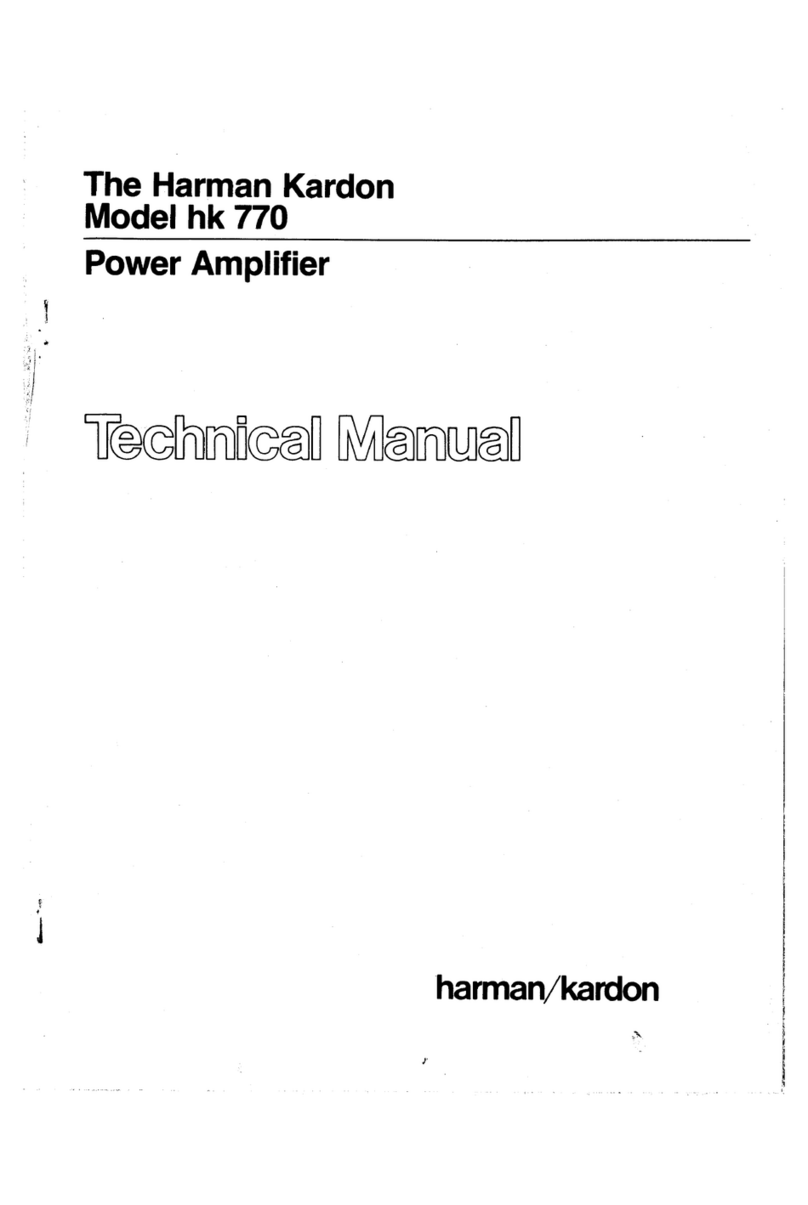 Harman Kardon HK770 Technical manual Harman Kardon HK770 Technical manual
