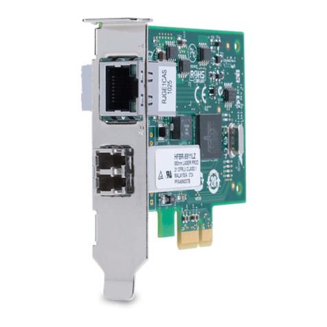 Allied Telesis AT-2911SX/ST User manual Allied Telesis AT-2911SX/ST User manual