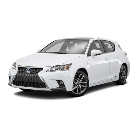 Lexus CT 200H 2016 User manual Lexus CT 200H 2016 User manual
