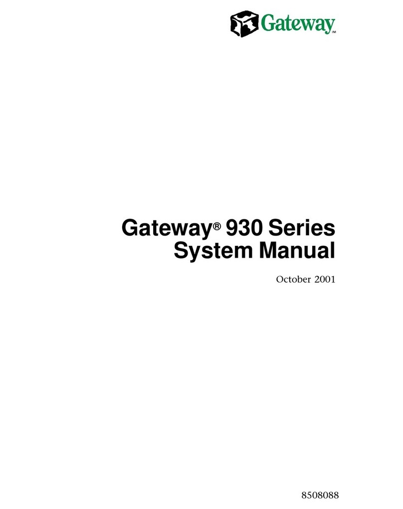 Gateway 930 series User guide