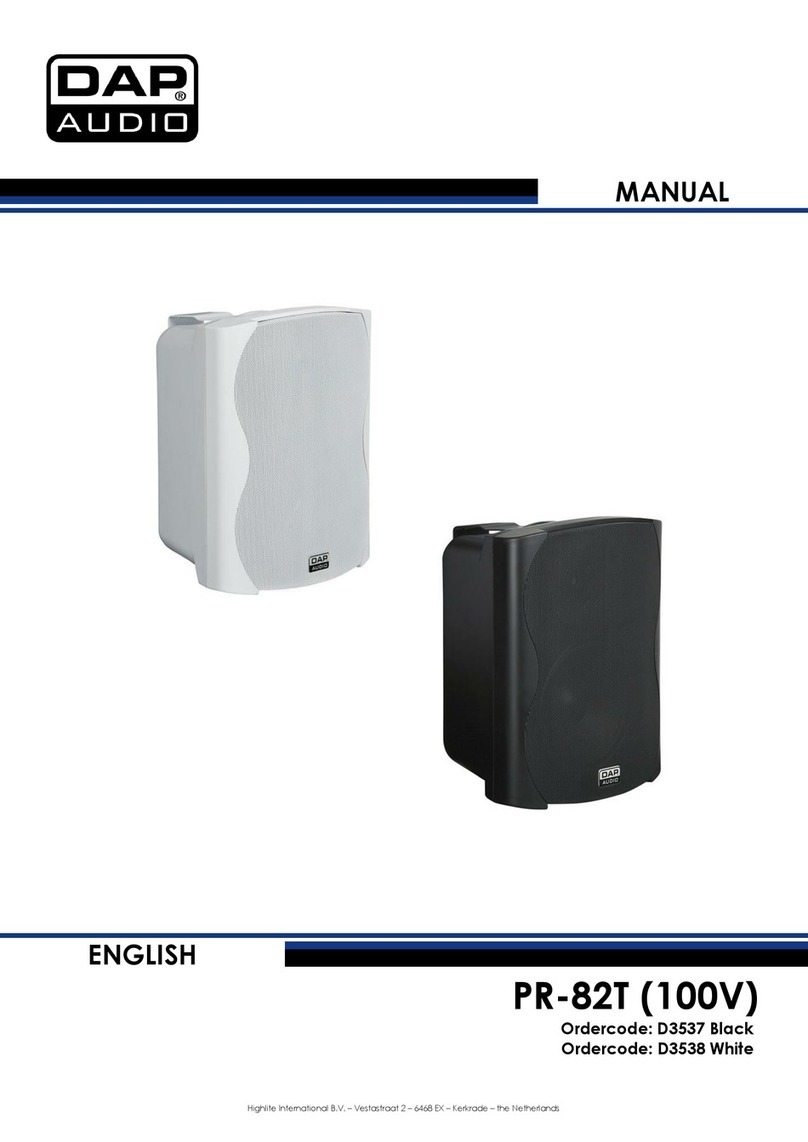 DAPAudio PR-82T manual