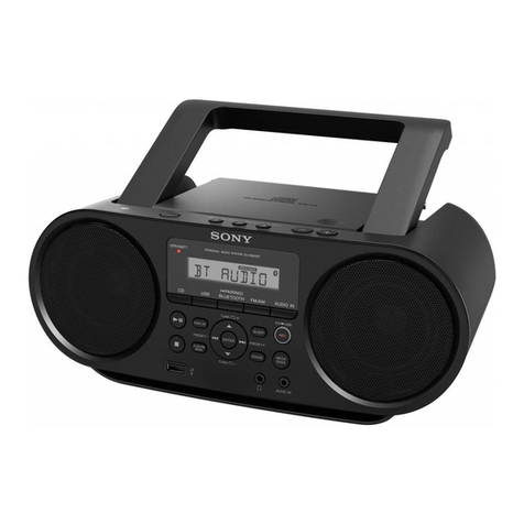 Sony ZS-RS60BT User manual