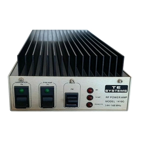 TE 1410 Operating and service manual