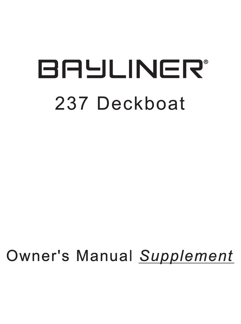 Bayliner 237 Deckboat User manual