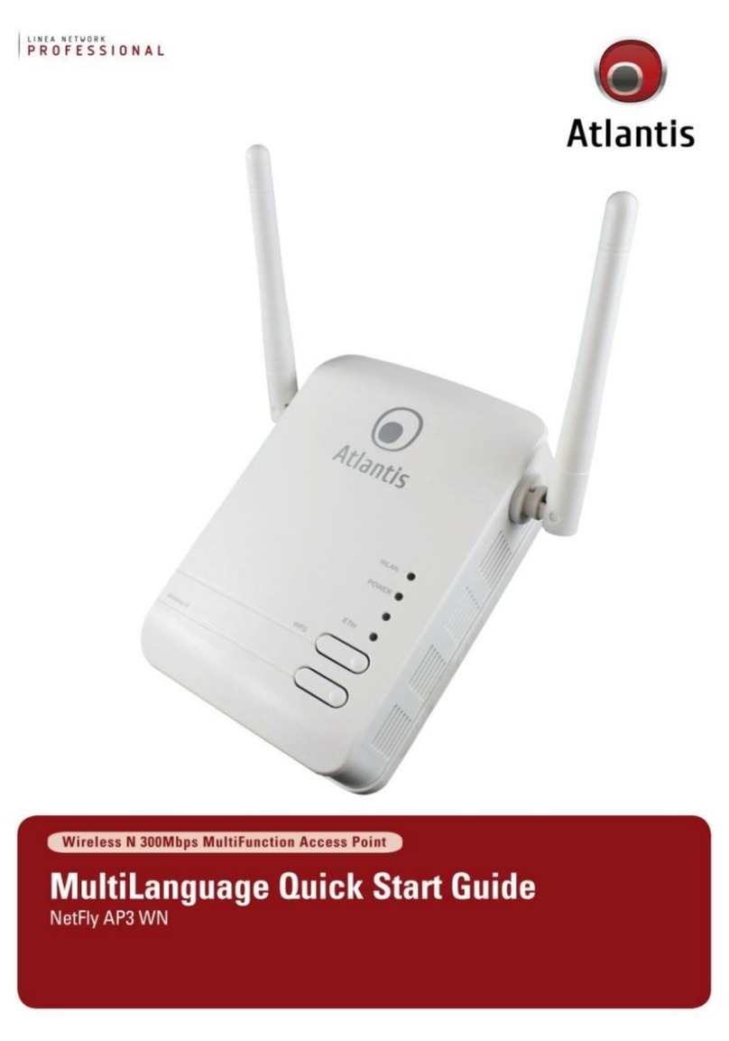 Atlantic NetFiy AP3 WN quick start guide