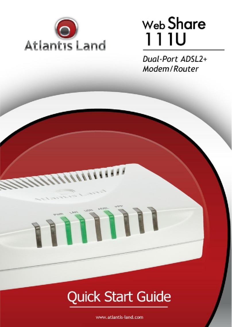 Atlantis Land Web Share 111U User manual Atlantis Land Web Share 111U User manual