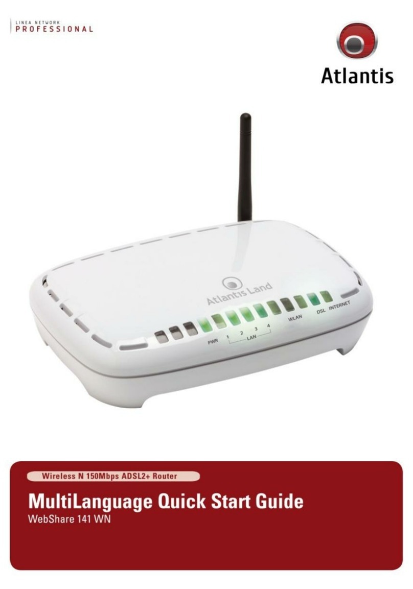 Atlantis WebShare 141 WN quick start guide