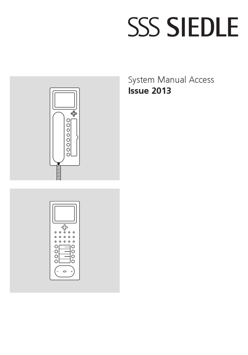SSS Siedle Siedle Access System manual