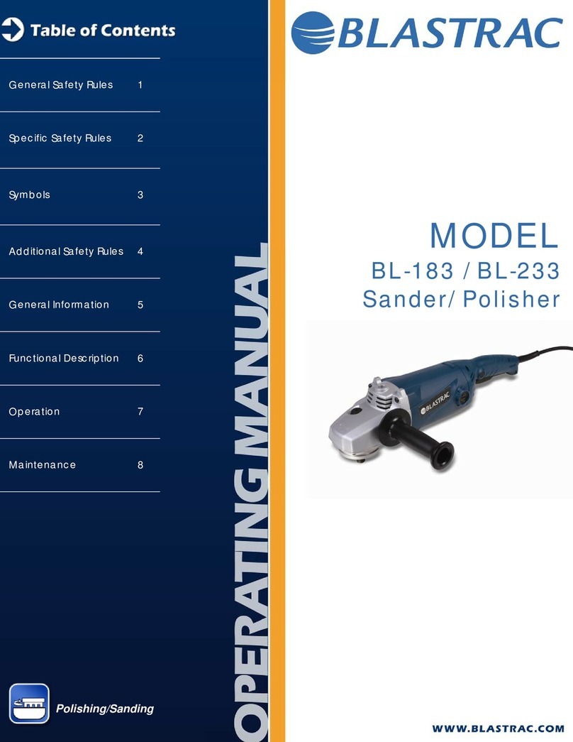 Blastrac BL-183 instruction manual