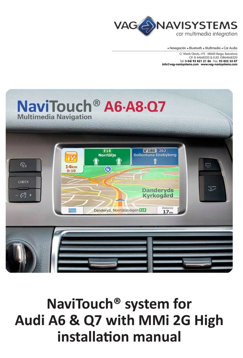 VAG-Navisystems NaviTouch User manual
