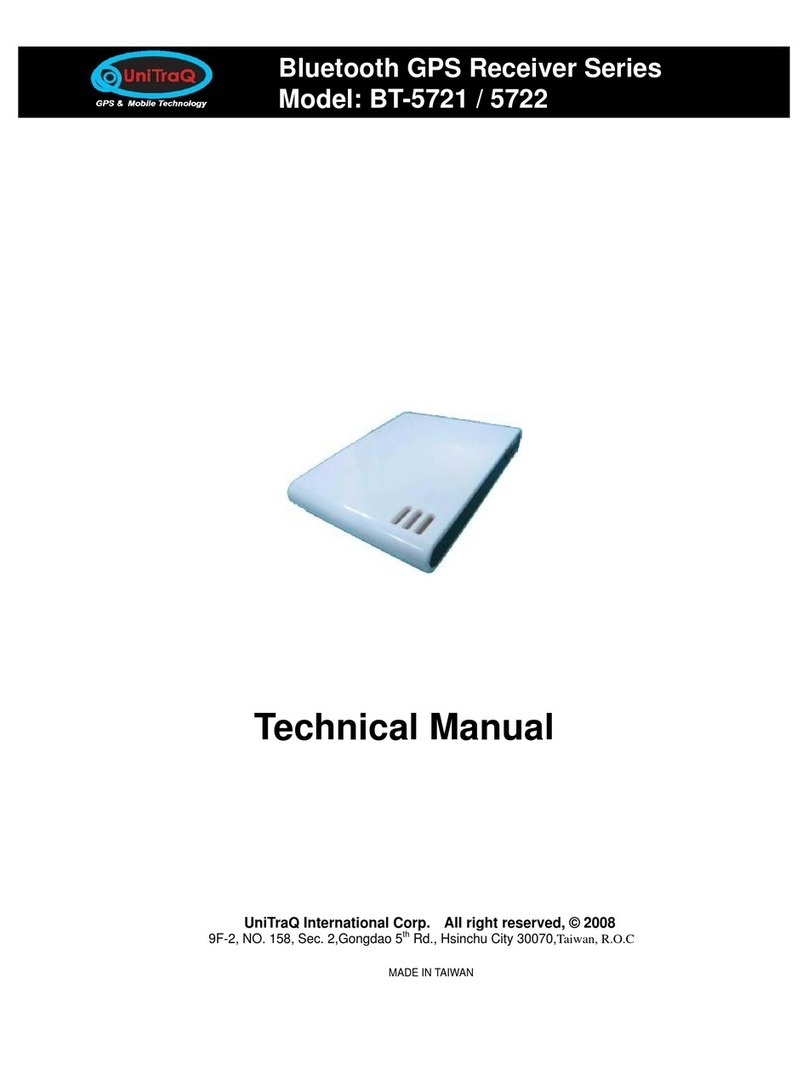 UniTraQ BT-5721 User manual