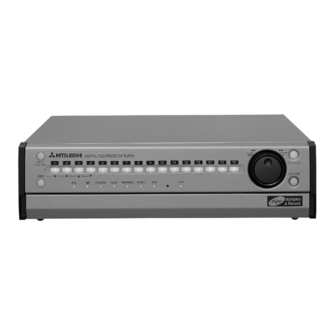 Mitsubishi Electric DX-TL2500E Operating instructions