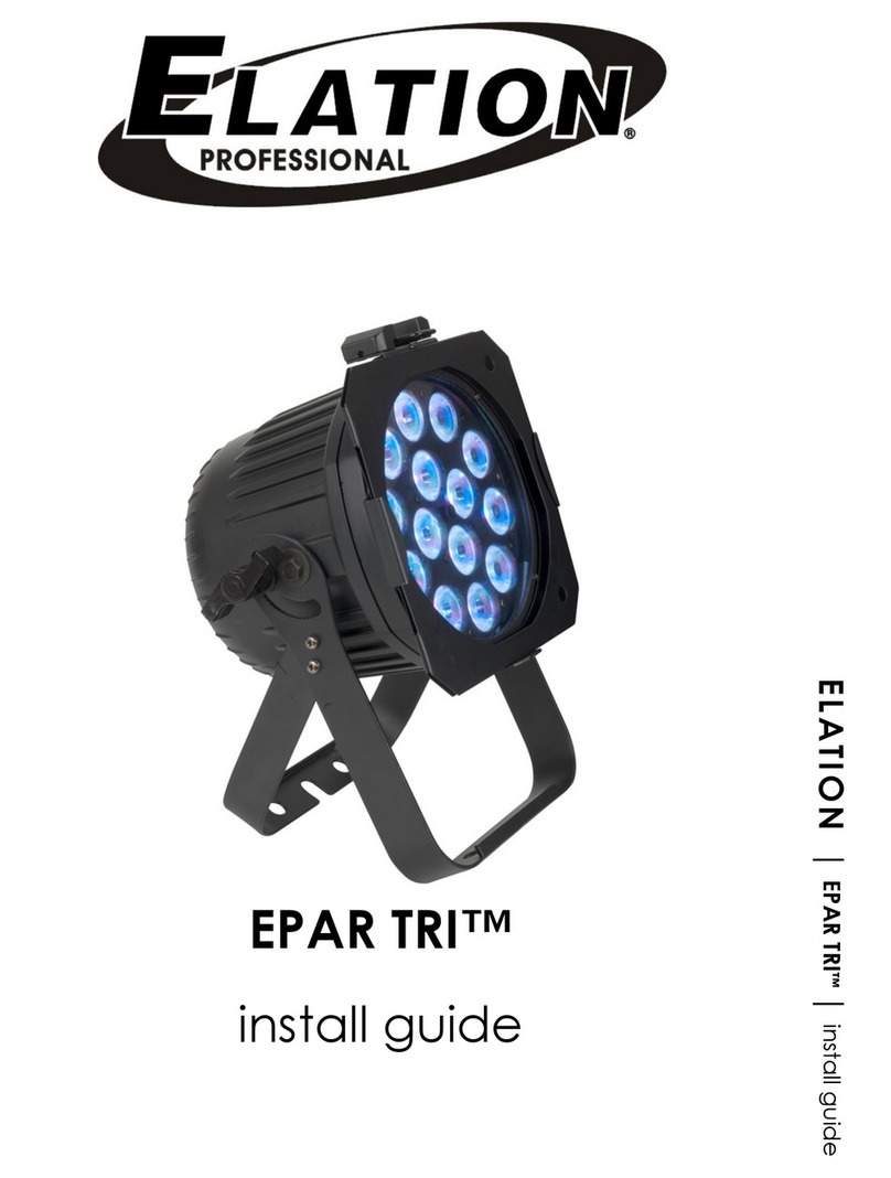 Elation EPAR TRI User manual Elation EPAR TRI User manual